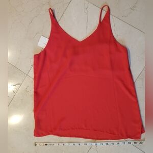 NWT Shinestar Red Tank Top. Size M.